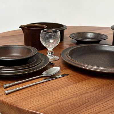 Set of 83 Stoneware Dishes, Arabia Ruska Line by Ulla Procope, Finland 1961