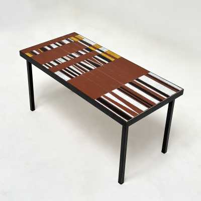 Ceramic Low Table, Roger Capron, France 1963