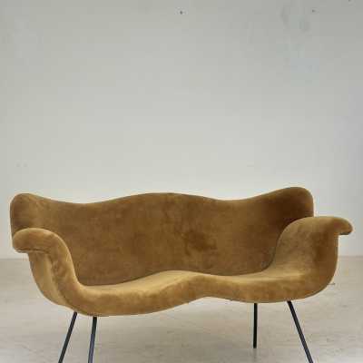 Très rare banquette par Movèis Gerdau, vers 1960