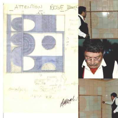 Large Sculptural Ceramic Panel, Roger Capron, France 1989