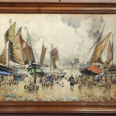 FRANK WILL - BARFLEUR AQUARELLE