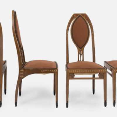 JOAN BUSQUETS I JANÉ - 6 CHAISES MODERNISTES 1911