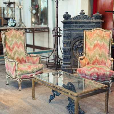 Fauteuils de style Louis XV