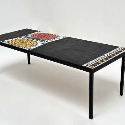 Roger Capron, Iconic 'Mexico' Low Table, Vallauris c.1960