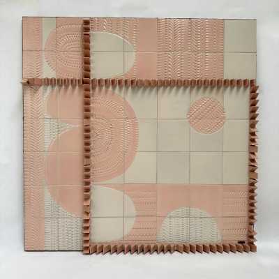 Large Sculptural Ceramic Panel, Roger Capron, France 1989