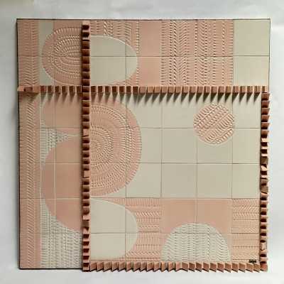 Large Sculptural Ceramic Panel, Roger Capron, France 1989