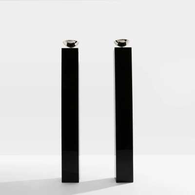 Paire de lampadaires, Michel Boyer