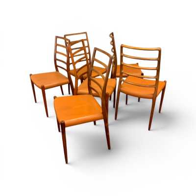 6 Danish chairs