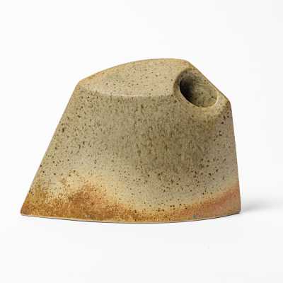 Glazed stoneware vase by François Gueneau, circa 1970.