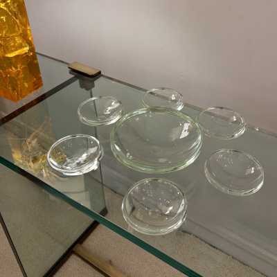 Six coupelles en verre