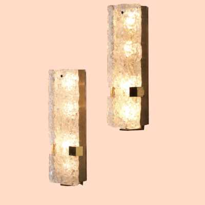 Pair of Uginox Saint-Gobain wall lights