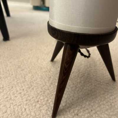 Lampe tripode en palmier