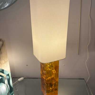 fractal resin lamp by Marie-Claude de Fouquière