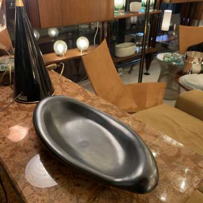 Coupe en céramique noire