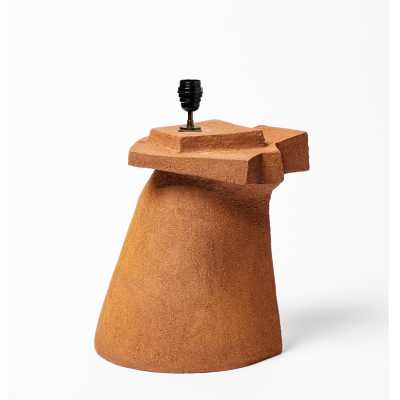 Ceramic lamp base by Marie-Lucie Trinquand, 2026.