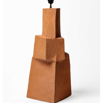 Ceramic lamp base by Marie-Lucie Trinquand, 2026.