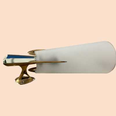 Pair of designer wall lights: Max Ingrand
