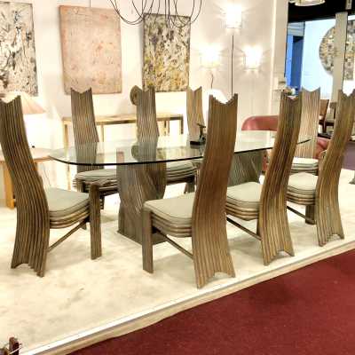 Bamboo dining room