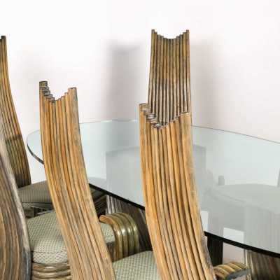 Bamboo chairs