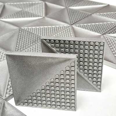 Kinetic Cast Aluminum Wall Art by L'Oeuf Center d'Etudes, France, 1972