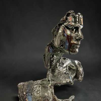 Brutalist sculpture