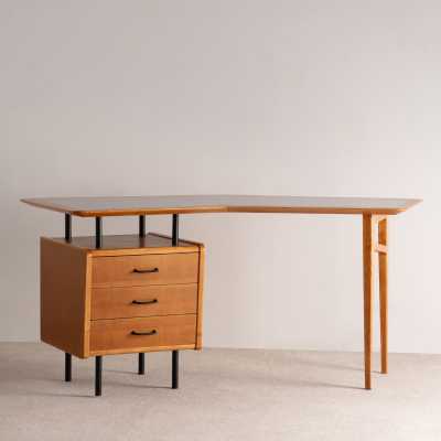 Charles Ramos oak desk circa 1950