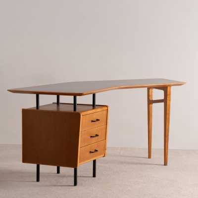 Charles Ramos oak desk circa 1950