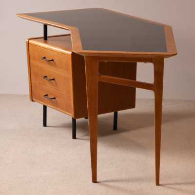 Charles Ramos oak desk circa 1950