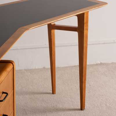 Charles Ramos oak desk circa 1950