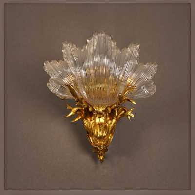 Pair of Dolphin wall sconces attributed to Gagneau - GCR Art & Interiors