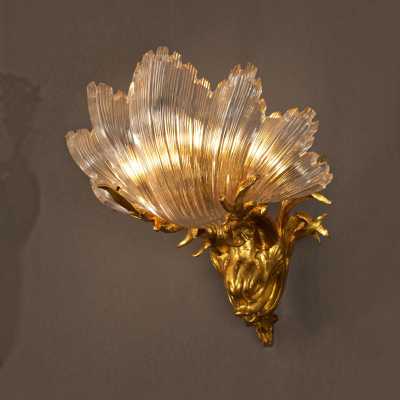 Pair of Dolphin wall sconces attributed to Gagneau - GCR Art & Interiors