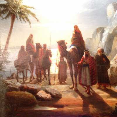 John Carlin, Caravane sur la mer de Galilée, 1857