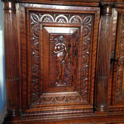 Buffet deux corps à retrait d’époque Renaissance