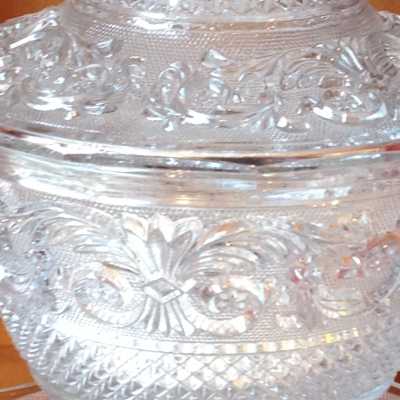 Confiturier en cristal de Baccarat du XIXème siècle