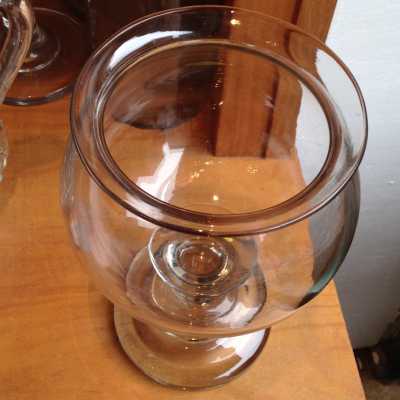 Vase à sangsue en verre soufflé du XIXème siècle