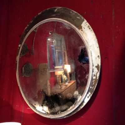 Grand miroir bombé 1940