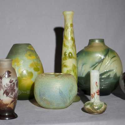 Ensemble de vases DAUM et GALLE