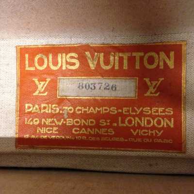 Malle cabine Louis Vuitton monogramée, 1930