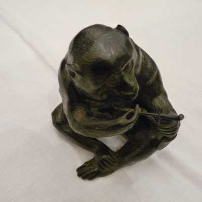 Bronze singe fumant – Japon