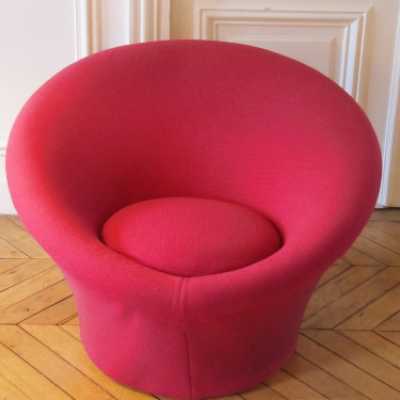 Pierre Paulin  fauteuil Mushroom et ottoman