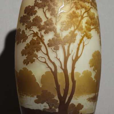 Vase d'Emille Gallé Art Déco