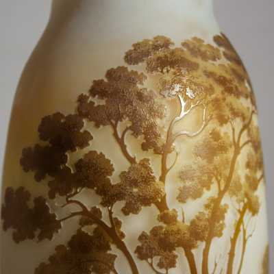 Vase d'Emille Gallé Art Déco