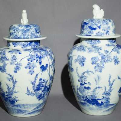 Vases CHINE XXème siècle
