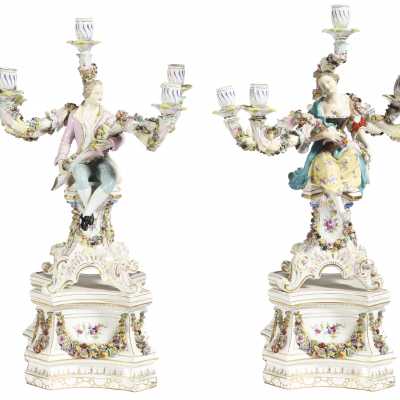 Candélabres, Allemagne XIXème siècle