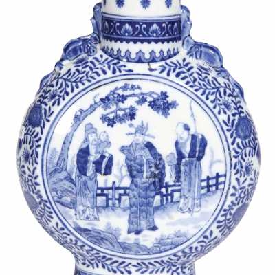 Vase, Chine Canton début XXème siècle