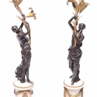 Candélabres de la du fin XVIIIème siècle