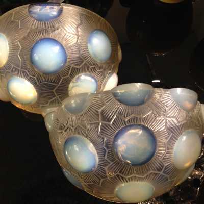 Appliques Lalique, vers 1940