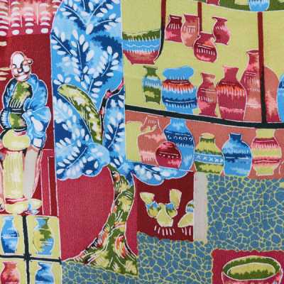 Kimono japonais "Komon" des années 1950-1960