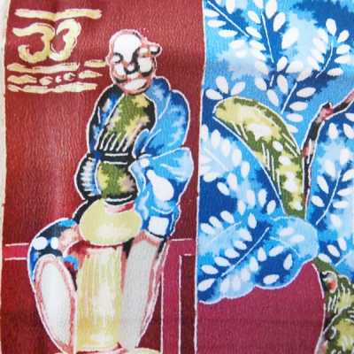 Kimono japonais "Komon" des années 1950-1960