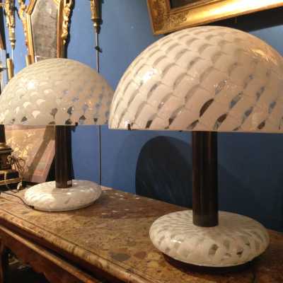 Paire de lampes, dans le style Jansen, 60-70